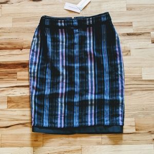 NWT size 0P Banana Republic Striped Pencil Skirt